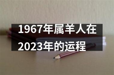 1967年属羊人在2025年的运程