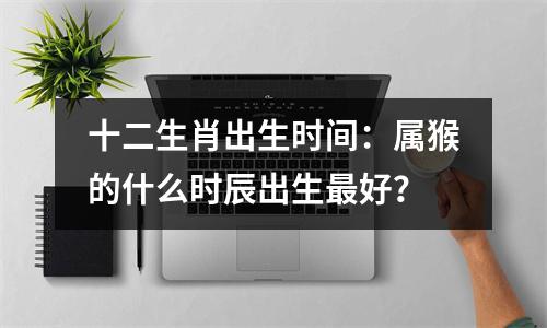 十二生肖出生时间：属猴的什么时辰出生好？