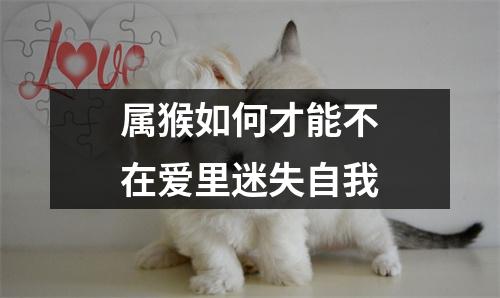 <h3>属猴如何才能不在爱里迷失自我