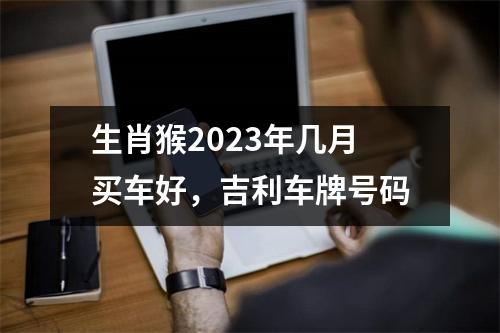 生肖猴2025年几月买车好，吉利车牌号码