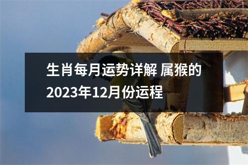 <h3>生肖每月运势详解属猴的2025年12月份运程