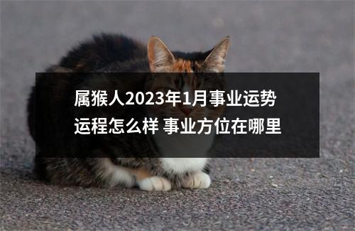 属猴人2025年1月事业运势运程怎么样事业方位在哪里