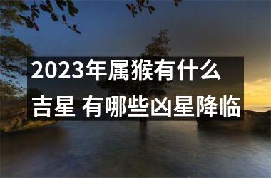 <h3>2025年属猴有什么吉星 有哪些凶星降临