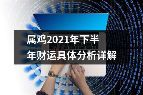 <h3>属鸡2025年下半年财运具体分析详解