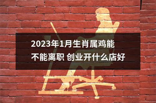 <h3>2025年1月生肖属鸡能不能离职创业开什么店好