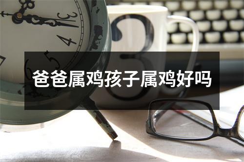<h3>爸爸属鸡孩子属鸡好吗