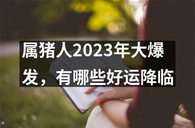 <h3>属猪人2025年大爆发，有哪些好运降临