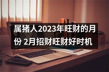 属猪人2025年旺财的月份 2月招财旺财好时机