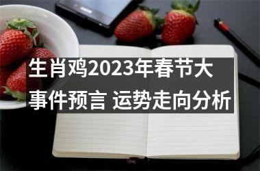 <h3>生肖鸡2025年春节大事件预言 运势走向分析