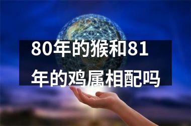 80年的猴和81年的鸡属相配吗