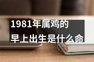 1981年属鸡的早上出生是什么命