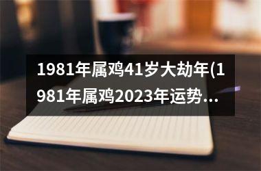 1981年属鸡41岁大劫年(1981年属鸡2025年运势)