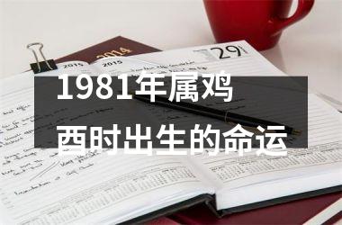 1981年属鸡酉时出生的命运