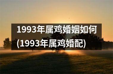 1993年属鸡婚姻如何(1993年属鸡婚配)