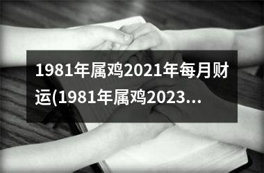 <h3>1981年属鸡2025年每月财运(1981年属鸡2025年运势)