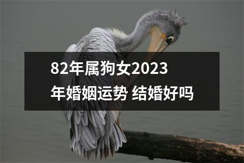 <h3>82年属狗女2025年婚姻运势结婚好吗