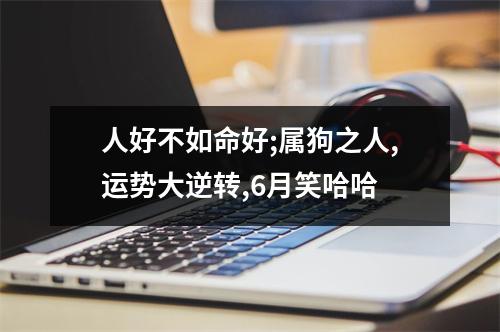 人好不如命好;属狗之人,运势大逆转,6月笑哈哈