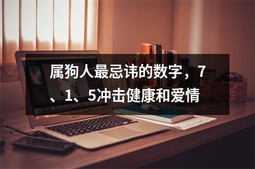 属狗人忌讳的数字，7、1、5冲击健康和爱情