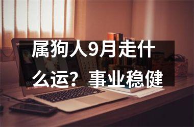 <h3>属狗人9月走什么运？事业稳健