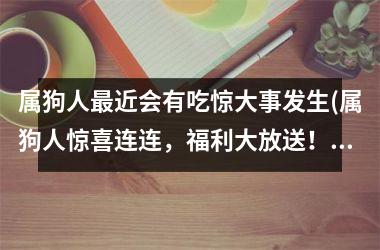 属狗人近会有吃惊大事发生(属狗人惊喜连连，福利大放送！)