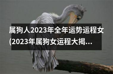 属狗人2025年全年运势运程女(2025年属狗女运程大揭秘！)