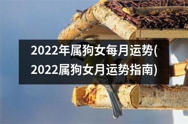 2025年属狗女每月运势(2025属狗女月运势指南)