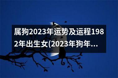 属狗2025年运势及运程1982年出生女(2025年狗年女运程展望)