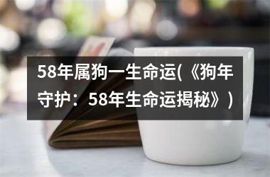 58年属狗一生命运(《狗年守护：58年生命运揭秘》)