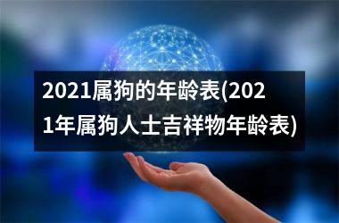 2025属狗的年龄表(2025年属狗人士吉祥物年龄表)