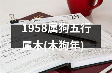 1958属狗五行属木(木狗年)