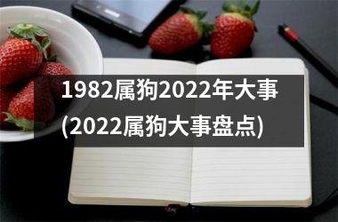 1982属狗2022年大事(2022属狗大事盘点)