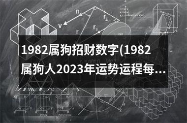 1982属狗招财数字(1982属狗人2025年运势运程每月运程)