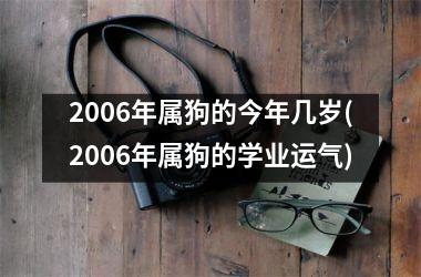 2006年属狗的今年几岁(2006年属狗的学业运气)