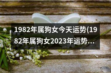 <h3>1982年属狗女今天运势(1982年属狗女2025年运势及运程每月运程)