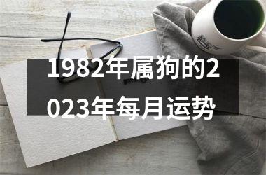 1982年属狗的2025年每月运势