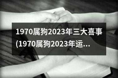 <h3>1970属狗2025年三大喜事(1970属狗2025年运势及运程每月运程)