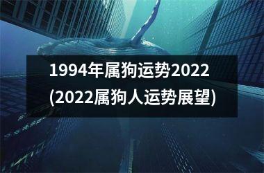 1994年属狗运势2022(2022属狗人运势展望)