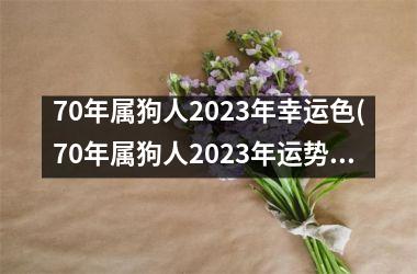 70年属狗人2025年幸运色(70年属狗人2025年运势运程每月运程)