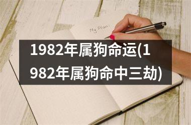 1982年属狗命运(1982年属狗命中三劫)