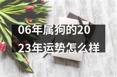 <h3>06年属狗的2025年运势怎么样