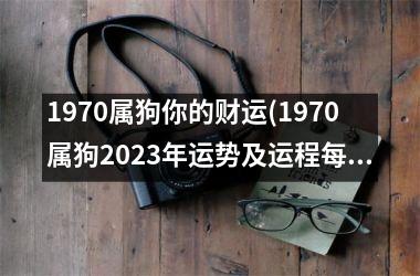 1970属狗你的财运(1970属狗2025年运势及运程每月运程)