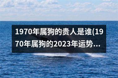 1970年属狗的贵人是谁(1970年属狗的2025年运势和财运怎么样)