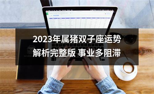<h3>2025年属猪双子座运势解析完整版事业多阻滞