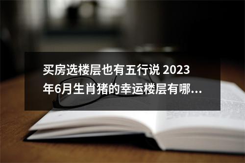 <h3>买房选楼层也有五行说2025年6月生肖猪的幸运楼层有哪些