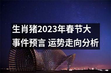 生肖猪2025年春节大事件预言 运势走向分析