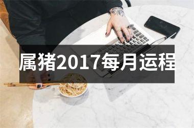 属猪2017每月运程