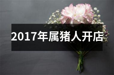 2017年属猪人开店