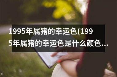 1995年属猪的幸运色(1995年属猪的幸运色是什么颜色)