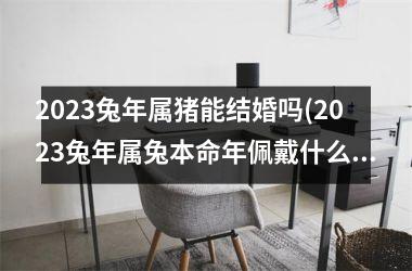 2025兔年属猪能结婚吗(2025兔年属兔本命年佩戴什么好)