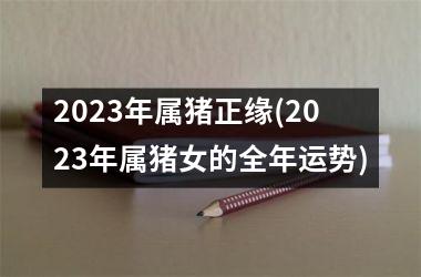 2025年属猪正缘(2025年属猪女的全年运势)